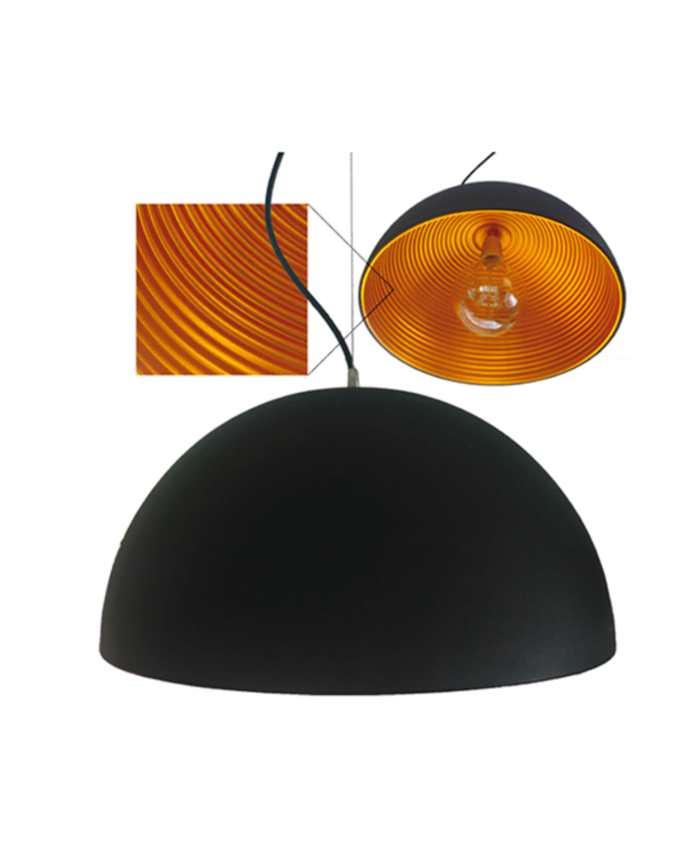 Candeeiro suspensão vintage tazon E27