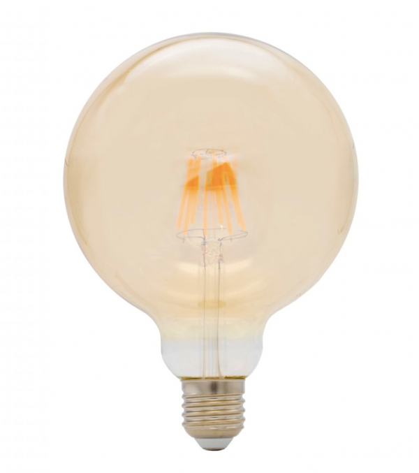 Lâmpada LED filamento G125 E27 8w
