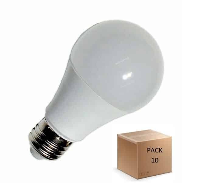 Pack 10 Lâmpada LED E27 12W