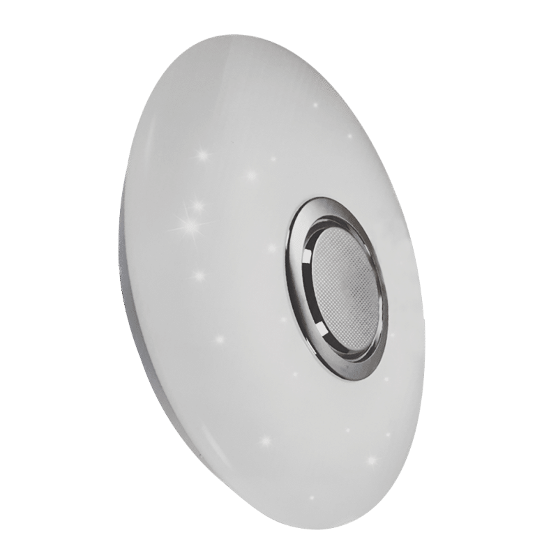 PLAFON LED 24W COM COLUNA BLUETOOTH