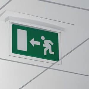 ARMADURA EMERGÊNCIA LED Embutir NÃO PERMANENTE E PERMANENTE