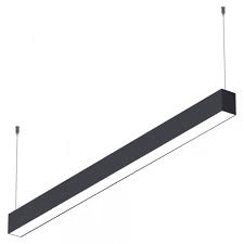 ARMADURA COM LED Suspensa E SALIENTE ARO PRETO CRI>80 36W