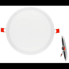 Painel de LED Redondo s/ Moldura Superficie (Ø 22,5cm) 36W