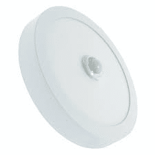 PAINEL LED REDONDO SALIENTE COM SENSOR movimento CRI>80 - 18W