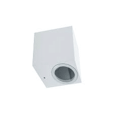 APLIQUE LED 1XGU10QUADRADO| BRANCO| IP65